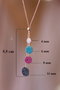 Heliophilia Silver Collar de Plata de Ley 925 KL - 0335 Multicolor